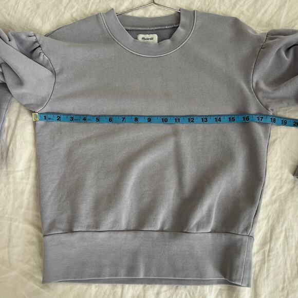 MADEWELL x Karen Walker® Garment-Dyed Sweatshirt Purple Size XS - Picture 11 of 13